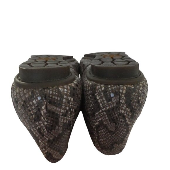 Born Sebra Brown Snakeskin Leather Comfort Loafers Flats Womens 8 - Picture 13 of 13